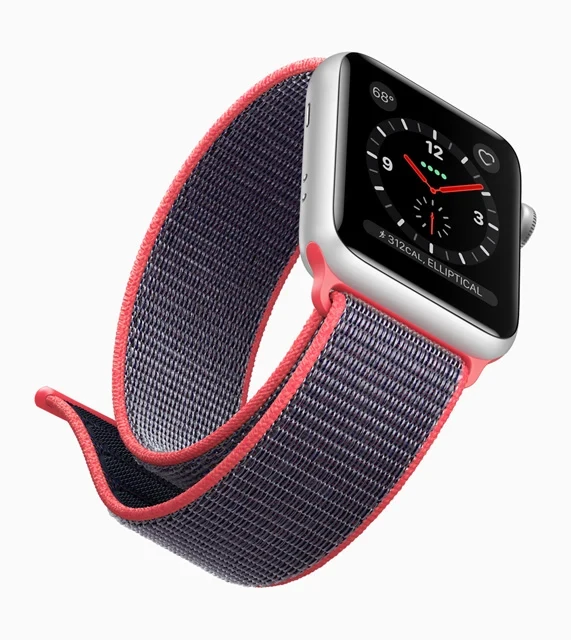 Apple Watch Series 3 &ndash; Baureihenabbildung mit Armband
