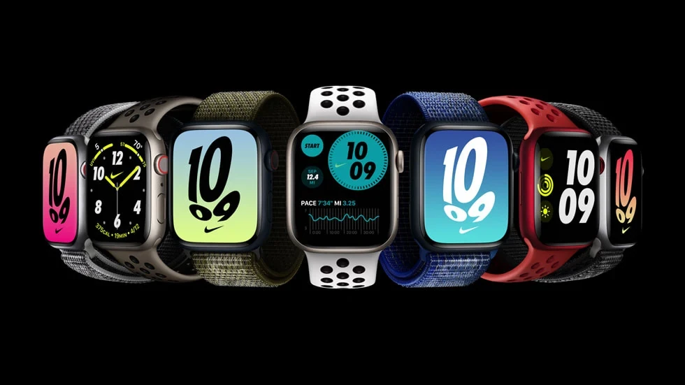 Apple Watch Series 8 &ndash; Baureihenabbildung mit Armband