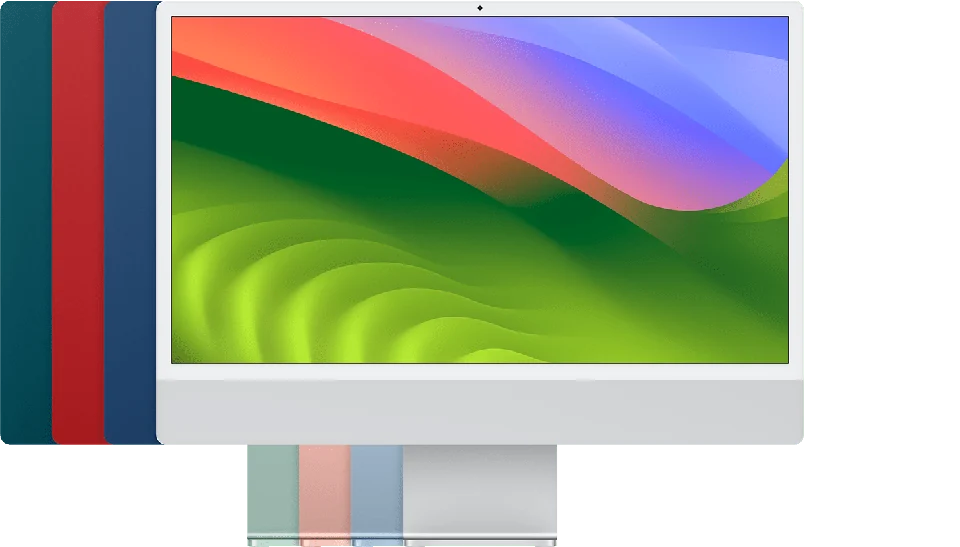 iMac (24&Prime;, 2023, zwei Anschl&uuml;sse)