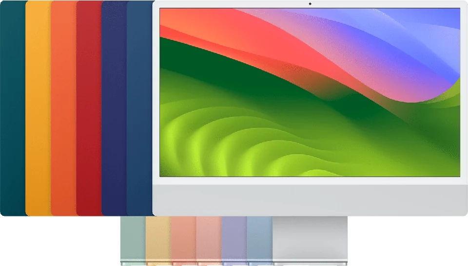 iMac (24&Prime;, 2023, vier Anschl&uuml;sse)