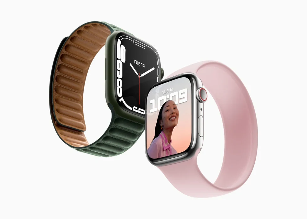 Apple Watch Series 7 &ndash; Baureihenabbildung mit Armband