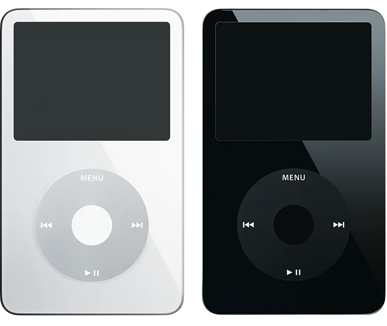 iPod (5. Generation, Ende 2006) &ndash; wird auch als iPod mit Video oder iPod der 5. Generation bezeichnet